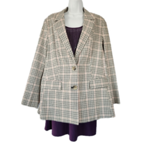In Every Story Plaid Jacket NWT
